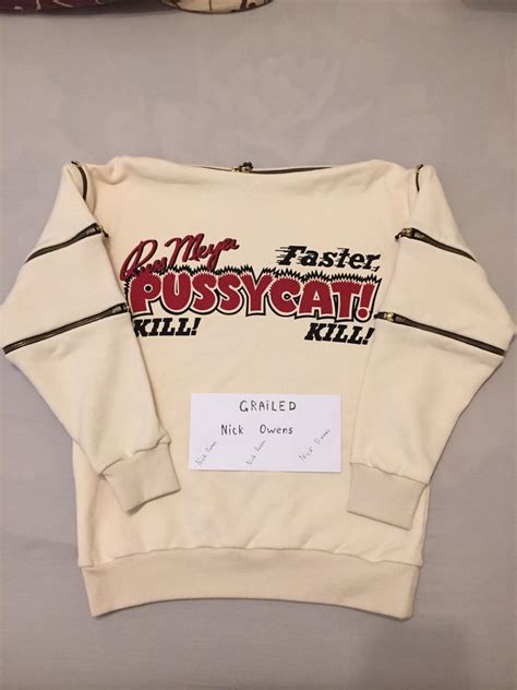 Gucci Faster, Pussycat! Kill! Kill!' Print Cotton Sweatshirt 